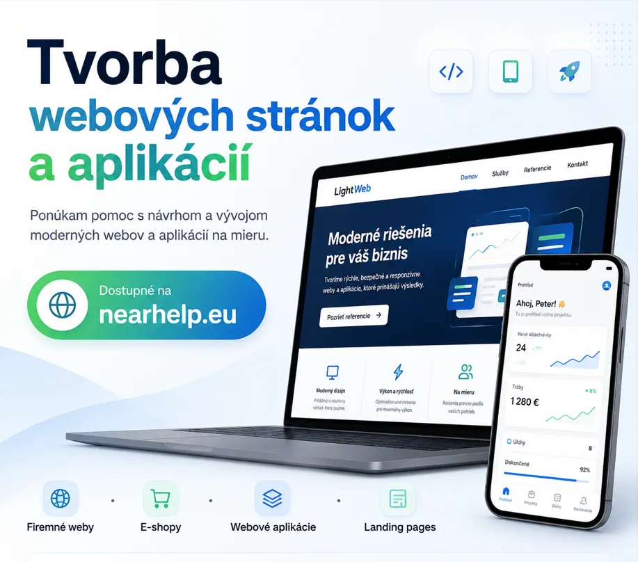 Ponúkam tvorbu moderných webových stránok a jednoduchých webových aplikácií na mieru podľa vašich potrieb. – photo 1